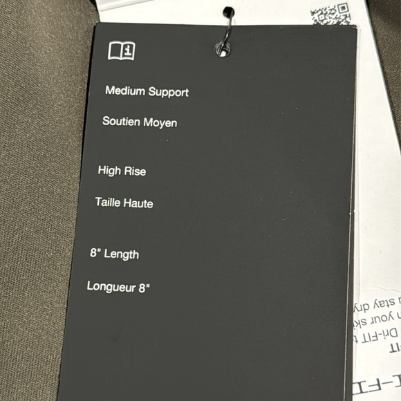 Nike Dri Fit High Rise 8 Inch Shorts Olive Green Extra Small - Picture 10 of 12